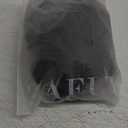 ZAFUL Bikini Bathing Suit Double Straps Thong Swimsuit High Cut Swimwear Black X-Large