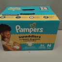 Pampers Swaddlers Diapers, Size 0 (up to 10 lbs), 84 Count, Absorbent, Keeps Baby Dry and Comfortable, Skin Safe Disposable Baby Diaper 