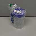 32 oz Double Wall Insulated Hospital Mug - Cold Drink Mug - Large Carry Handle - Includes Straw (1, Blue)