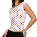 Princess Polly Women's Cheirosa Off Shoulder Top Size US8 (White)