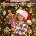 Soaoo 12 Pack Bottle Brush Christmas Trees with Bow 5 6 8 10 Inches Artificial Christmas Tree Decorations with Wood Base for Winter Snow Miniature Scene Tabletop Decor(White, Pink, Dark Pink)