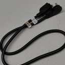 FIRMERST 1875W Flat Plug Extension Cord 3 Feet 14 AWG 15A Black, 1 Pack