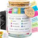 Bible Verse Jar, Read Me When Bible Verses Jar For Daily Encouragement, Inspirational Prayer & Reflection,Graduation Gift for Her,Gifts for Mom from Daughter Son, Christian Gifts for Women