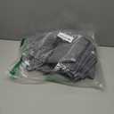 Fintale 100% Cotton Kitchen Towels and Dishcloths Set, 12 x 12 & 15 x 25 Inches, Set of 8 Bulk Super Soft and Absorbent Terry Cloth Dish Towels, Quick Drying Hand Towels with Hanging Loop, Dark Grey