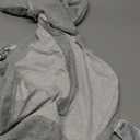 BABELIO Newborn Swaddle with Zipper Sleeves Transitional Baby Swaddle 3-6 Months Temp-Sensing Breathable Sleep Sack Light Gray, M(13-19lbs)