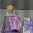 Irenare Bridesmaid Proposal Gifts Set Robes Makeup Bag Cup Cards Hair Tie Bracelet Diamond Pen Bridesmaid Gift Box(Light Purple,8 Pcs)