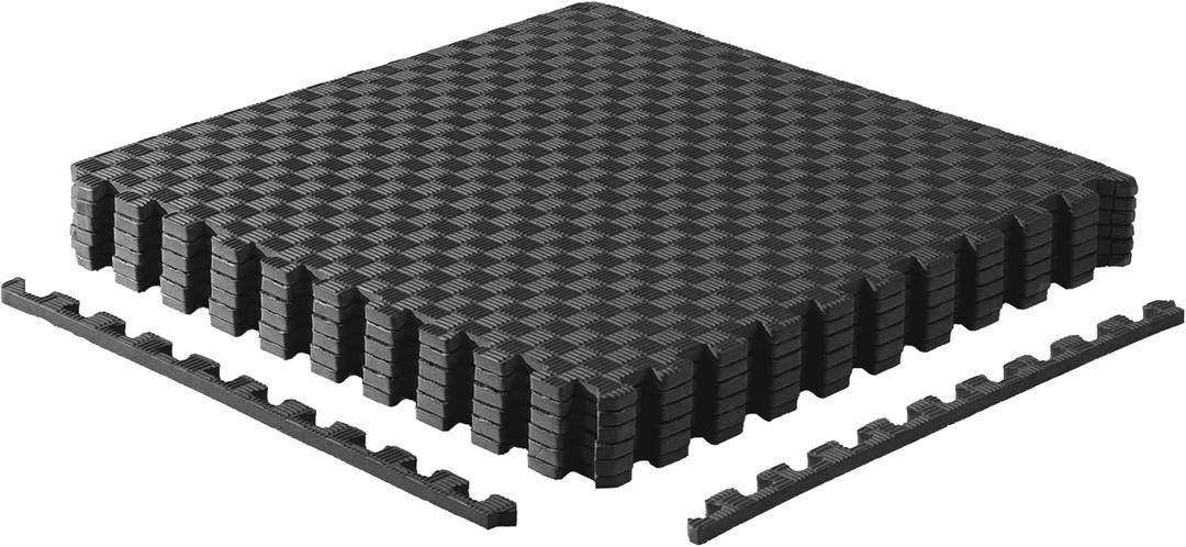 CAP Puzzle Exercise Mats | 1/2 Thick EVA Interlocking Foam Tiles for Home Gym Flooring | Multiple Options