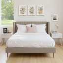 SUMGAR Farmhouse Nightstand Small White Modern Night Stand with Drawers Bedroom Bedside Table Nightstands Organiser Storage Simple Aesthetic Night Stands Side Table End Table for Small Space