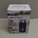 SIMPLETASTE Milk Frother, 4-in-1 Electric Milk Steamer, Automatic Warm and Cold Foam Maker and Milk Warmer for Latte, Cappuccinos, Macchiato (Blue)