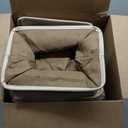 Sorbus Fabric Storage Bins for Shelves - 15 Inch Sturdy Collapsible Storage Bins with 2 Handles, Foldable Baskets for Organizing Home, Closets, Shelf, Toys, Clothes, Large Decorative Storage Baskets (6 Pack, Brown)