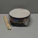 Kids Drum Set with Adjustable Strap: Toddler Musical Instrument for Ages 3-5, Wearable Drum Kit with Drumsticks, Educational Percussion Toy for Rhythm Music Development (Black)