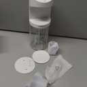 Automatic Mouthwash Dispenser for Bathroom,Bathroom Accessories 19.4 Fl Oz Dispensers with Magnetic Cups,Wall Mounted Dispenser,Suitable for All Age Groups,White