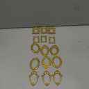 15PCS Vintage Resin Picture Frame - Mini Photo Frame Tiny Antique Frames Small Picture Frame Oval Rectangle Wall Hanging for DIY Jewelry Display Photography Mobile Phone Photo Party Hotel Decor