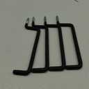 HUHOLE Ladder Hooks 4 Pack Wall Hangers - Ideal for Garage Storage: Ladder, Chair, Cord, Hose, Wheelbarrow