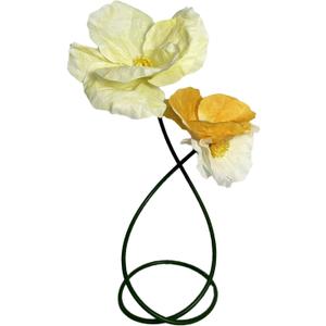 Yellow Champagne Gold White Flowers Decoration for Party