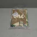 Wild One Highchair Banner - Jungle & Safari Birthday Decorations for Boy's First Birthday Party (Green)