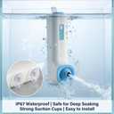 KokoSelene Bath Jets for Tub, Cordless Portable Jet Spa for Bathtub with Dual Hydro Jets, IP67 Waterproof Bathtub Bubble Machine, 2 Modes and 2 Speed Levels for Home Spa Relaxation