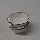 NUTRIUPS 13Oz Ceramic Baking Dishes set of 4, 5.7x4.5x2.2'' Square Baking Dishes, Small Baking Dish for Air Fryer, Ceramic Bakeware with Handles, Oven & Microwave Safe