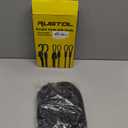 Rugtol Adjustable Bungee Cords with Hooks, 6 Pack Heavy Duty Outdoor Carabiner Bungee Cord, Black Super Elastic Bungee Straps Easily Adjust from 7" to 80", Great for Cargo, Camping, Bike Racks, Tents