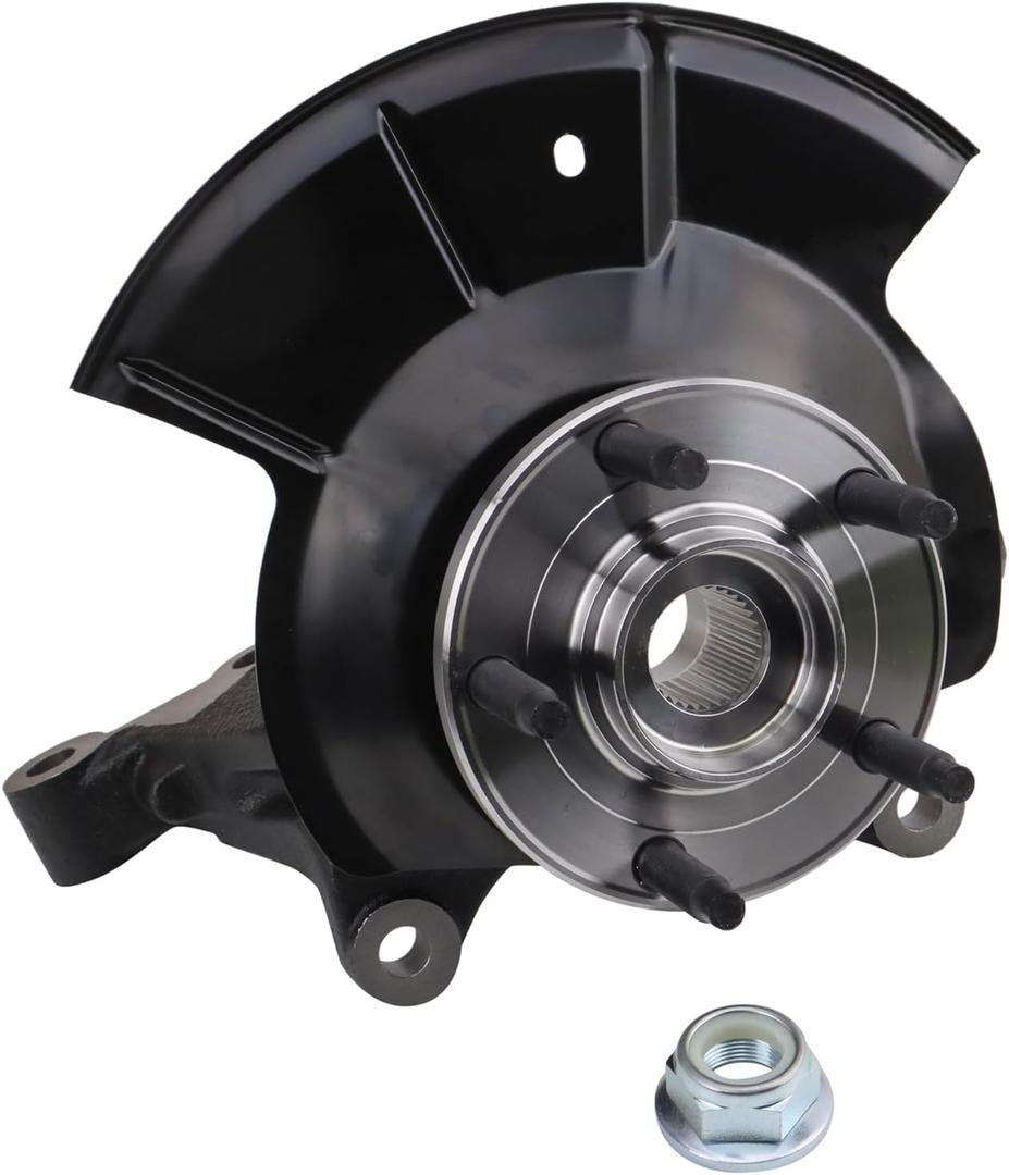 TRQ Steering Knuckle Assembly Compatible with 2011-2014 Ford Edge 2011-2015 Lincoln MKX TRQ Steering Knuckle Assembly Compatible with 2011-2014 Ford Edge 2011-2015 Lincoln MKX