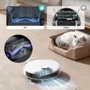 Lefant Robot Vacuum and Mop, 12000Pa Suction, 90-Day Self-Emptying, Obstacle Avoidance, Auto Mop Washing&Drying, All-in-One for Pet Hair Carpet, 5G WiFi Alexa/APP/iWatch Control, M3
