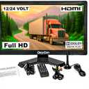 22-Inch Travel TV  Your Ultimate Portable Entertainment Hub for Car, RV, Camper, or Kitchen, Stunning Full HD Display, HDMI/USB Inputs, 12V/24V/110V Power, Ideal for Relaxing Anywhere