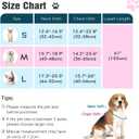Pawaboo Small Dog Harness and Leash Set, Puppy Harness X-Frame No Pull No Choke, Dog Vest Harness Adjustable for Small Medium Sized Dogs, Soft Breathable Pet Harness for Walking Outing, S, Magenta