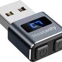 meatAnty Metal Tiny Mouse Jiggler, USB Mover Undetectable, Automatic Shaker with Screen, 3-Mode Mouse Mover Device, Wiggler Giggler Juggler Keep Computer/PC/Laptop Active Office Remote Work