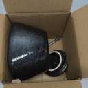 Japanese Black Sugar Bowls with Lid Ceramic Salt Container with Stainless Steel Spoon for Sugar Pepper Spices