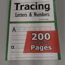 Tracing Letters and Numbers : 200 Practice Pages: Workbook for Preschool, Kindergarten, and Kids Ages 3-5