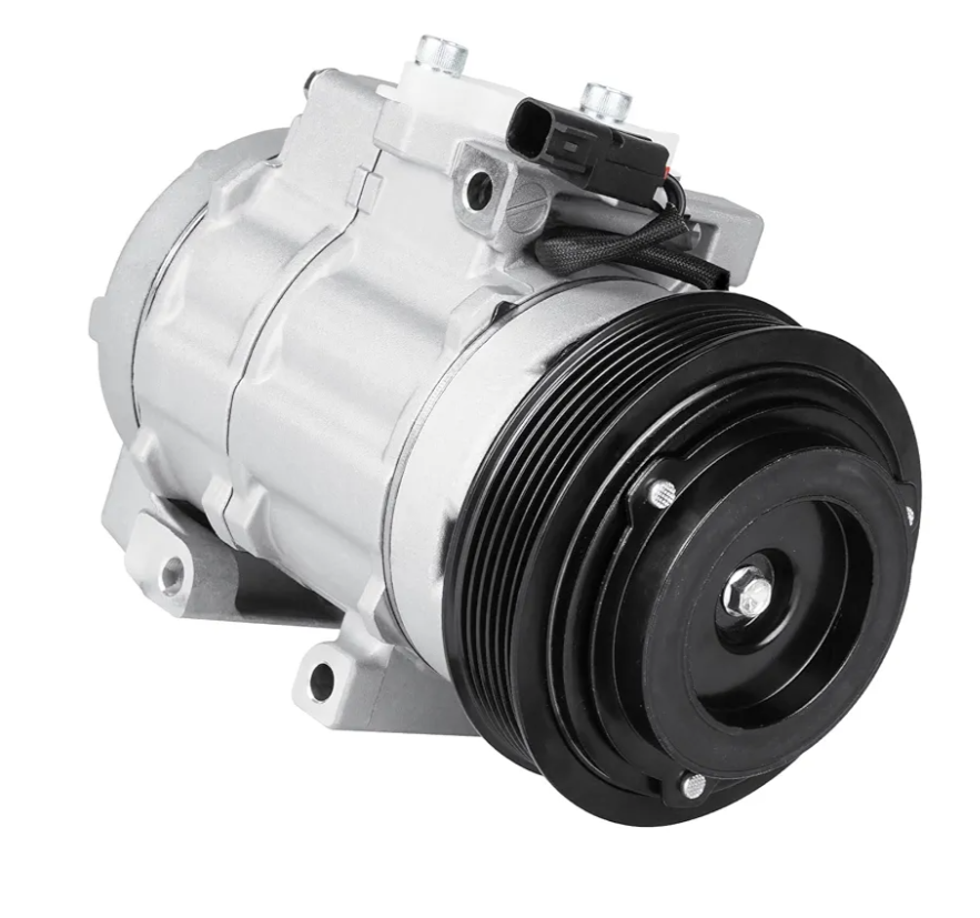 Air Conditioning Compressor & A/C Clutch for Ford F-150 & Expedition 2007-2014, F-250 2007-2009, F250 F350 Super Duty 07-10, F-350 08-09, Lobo 01-14 & 16-17, Lincoln Mark LT 07-08, Navigator 07-14