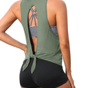 Aqua Eve 3 Piece Tankini Swimsuit for Women Tank Bathing Suit with Shorts Open Back Athletic Swimwear M