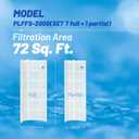 POOLPURE® FS-2006 DE Grid Pool Filter Replace 59003000, Hayward Pro-Grid DE7220, DEX7200DA, MicroClear DE7200, PFS3672, FC-9560, Unicel FS-2006, 72 Sq Ft DE Grid, 36" High, 7 Full+1 Partial
