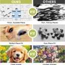 100 Piece Flower Sea Animals Puzzle for Kids Ages 4-8 - Cat Dog and Cow Puzzle - Large Puzzles for Senior Jigsaw Puzzle for Kids Ages 4-6 6-8 8-10 Year Old Educational Puzzles Toys 3-Pack