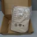 Amazon Basics Lightweight Pleated Bed Skirt, Machine Washable, Wrinkle Resistant, King, Beige