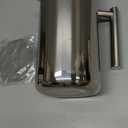 Secura French Press Coffee Maker, 304 Grade Stainless Steel Insulated Coffee Press with 2 Extra Screens, 50oz (1.5 Litre), Silver