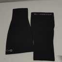 Doc Miller Calf Compression Sleeve - 1 Pair 20-30mmHg Support (Black, M)