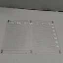 HOMiDEK Magnetic Calendar for Refrigerator: Reusable Dry Erase Monthly Fridge Whiteboard Calendar Magnet Weekly Planner White Board with Magnetic list, Dry Erase Markers and Eraser - 14 x 11 Inches