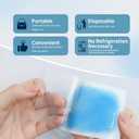 Instant Cooling Ice Packs for Outdoor Activities Summer Heat Relief - Large Disposable Cooling Patches for Neck Body, Camping Hiking Sports, Instant Temperature Drop 10 Pack