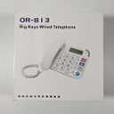 Big Keys Wired Telephone OR-813 - Hearing & Visually Impaired, Idea For Elderly
