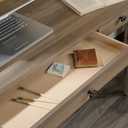 Every Day Living Office Desk Walnut 30 in H x 44 in W x 18 in D