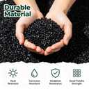Geogrid for Retaining Wall, 3ft x 164ft Bi-Directional Heavy Duty Gravel Grid, Durable Soil Stabilization Reinforcement for Driveway, 2.1×2.1cm Mesh Size, Black