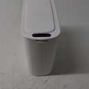 TIPGO Automatic Motion Sensor Bathroom Trash Can with Lid, 2.6 Gallon Touchless Trash Bin, Smart Garbage Can Plastic Slim Wastebasket for Bedroom, Office, Dorm (White)