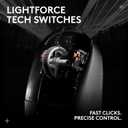 Logitech G PRO X Superlight 2 Wireless Gaming Mouse, 60g Pro-Grade with 5 Programmable Buttons, 44k DPI Sensor, 8kHz Report Rate, USB-C Charging for PC/Mac - Black