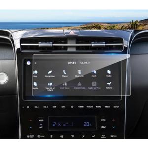 2022 2023 2024 Tucson Screen Protector for Hyundai Tucson (XRT/N Line/Limited/SEL/SEL Convenience) 10.25-inch Touchscreen, 9H Tempered Glass 2024 Tucson Hybrid Accessories HD Transparent 10.25"