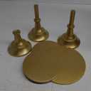 HBlife 3 Pcs Cake Stand, Gold Cake Stand Set Disc Diameter 8" 10" 12", Perfect Dessert Table Display Set, Cupcake & Cake Stands for Party, Wedding, Birthday, Baby Shower, Anniversary (Metal)