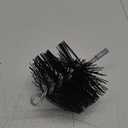 Stanbroil 6 Inch Round Chimney Cleaning Brush with 1/4" NPT Fitting for Insulated Chimneys, Stainless Steel or Metal Stove Pipes- Works with Most Chimney Rod Sets