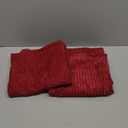 MIULEE Christmas Decorative Throw Pillow Covers for Couch Bed Livingroom 18x18 Inch Set of 2 Burgundy Boho Accent Throw Pllows Broadside Striped Patchwork Soft Corduroy Pillowcases