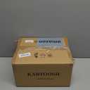 KARTOOSH Hardwired Crystal Wall Sconces Set of Two - Dimmable Wall Light Fixtures 3000K, Warm White, for Hallway, Bathroom, Living Room, Bedroom, Black, 20.1 Inch