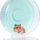 Niteangel Super-Silent Hamster Exercise Wheels: - Quiet Spinner Hamster Running Wheels with Adjustable Stand for Hamsters Gerbils Mice Or Other Small Animals (M, Mint Green)